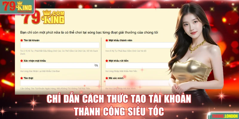 Chỉ dẫn cách thức tạo tài khoản thành công siêu tốc