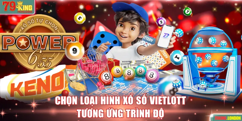 Chọn loại hình Xổ Số Vietlott tương ứng trình độ